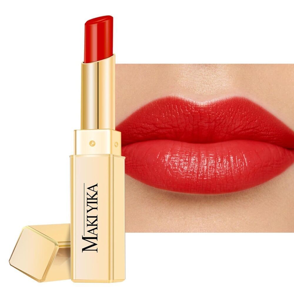 MA063 Red Soul MAKI YIKA Moisture Red Lipstick for Women